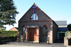 Exterior view of church